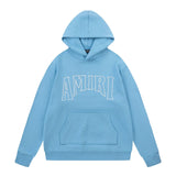 Amiri Hoodie 2024Autumn and Winter New Letters logo Printed Pullover Hoodie for Men and Women