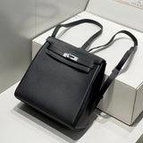 Hermes men's bag Top version 【Handmade】Herme Emma Classic Women's KellyAdo Backpack togo Leather Hand-Stitched Kelly Small Backpack22cm Shoulder Messenger Bag Portable Women's Bag Backpack Schoolbag