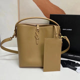YSL Women's Bag Top version Saintlaurent2023New LE37Water Bucket Bag Summer New Women's Hand-Carrying Bucket Bag Bucket Bag Shoulder Messenger Bag Stiff Cowhide Bucket Bag Bucket Bag Two-in-One Composite Bag Bucket Bag742828