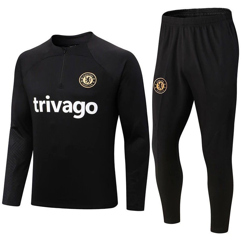 Jersey Chelsea International Mi Atletico Madrid Training Wear Soccer Uniform Long Sleeve Main Suit Half Zipper Jersey