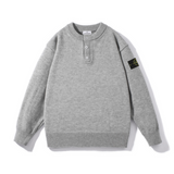 Stone Island Sweater Classic Badge Button Knitted Sweater-CY