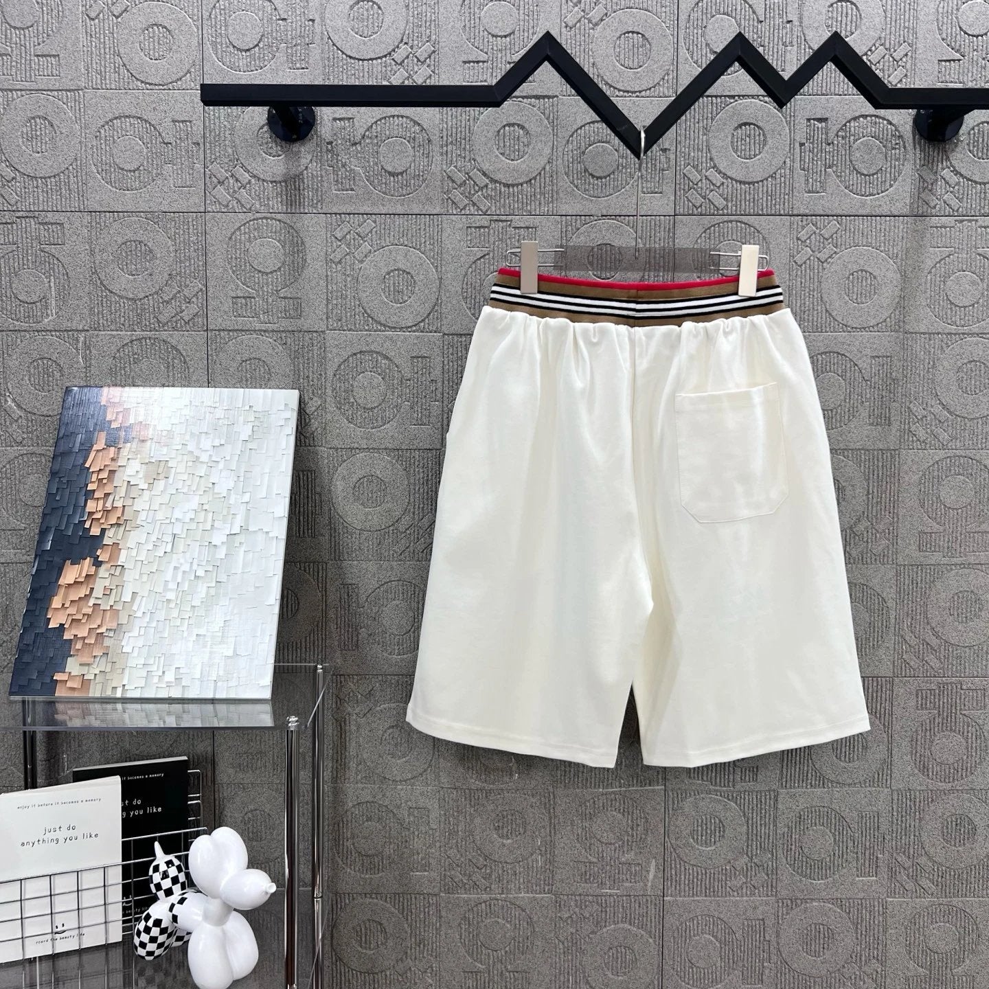 Burberry Shorts TB Letter Embroidery logo Five-point Shorts25ss New Drawstring Casual Summer Pants American Style5Two-in-One Casual Sweatpants for Men and Women, Pure Cotton Joggers