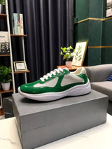 PRADA Shoes Summer in Stock Blue Flat Heel Leisure Low Top Fashion Shoes round Toe All-Matching Foreign Trade Shoes cf26