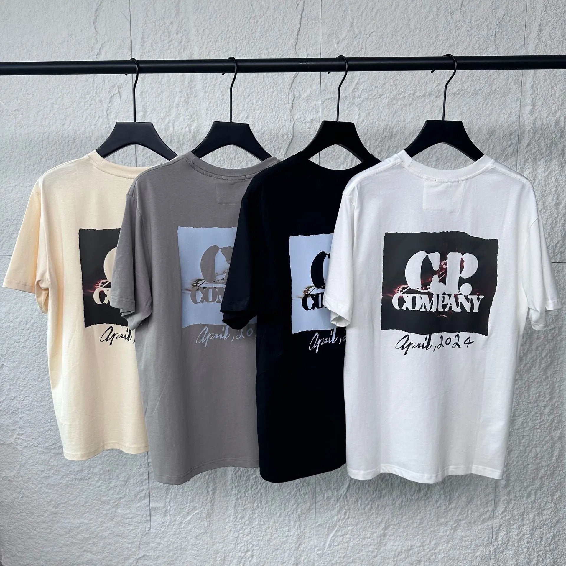 CP Company T-shirt CP Summer New Men's Casual Sports round Neck Short Sleeve Printed All-Matching T T-shirt Delivery