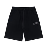 Maison Margiela Shorts Digital Calendar Embroidery Looped Pile Shorts Fifth Pants Drawstring Heavy American Casual Summer Pants5Two-in-One Casual Sweatpants for Men and Women