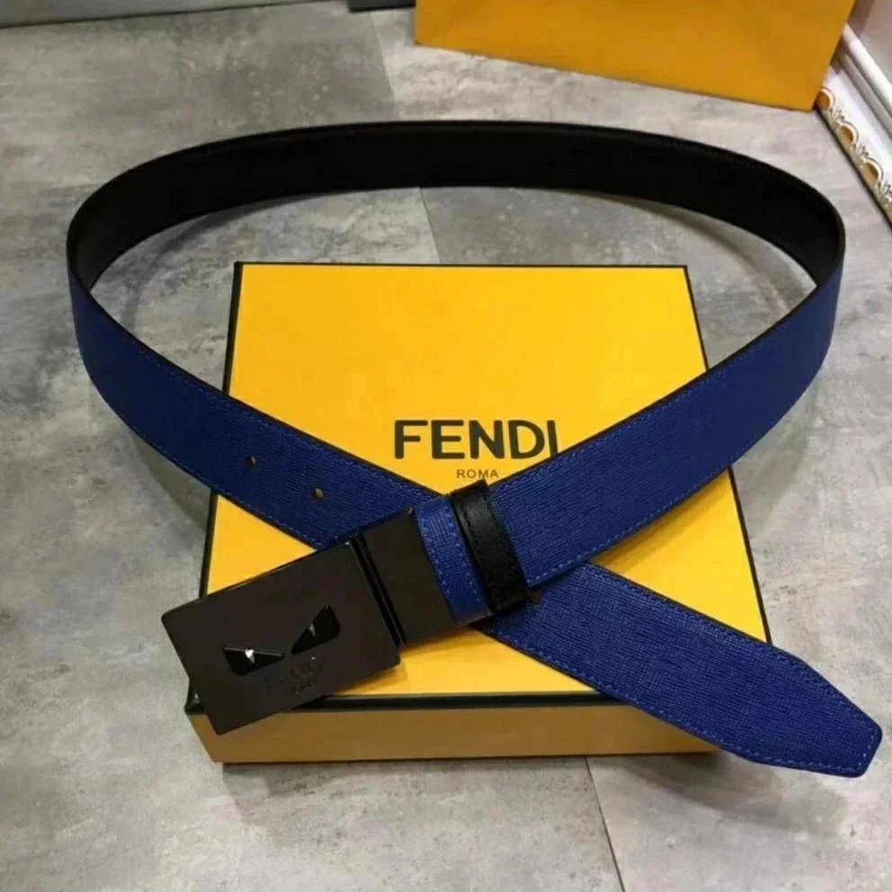 FENDI Belt Top version New Belt Men's Business Casual Men's and Women's Fashion All-Match Little Monster Belt