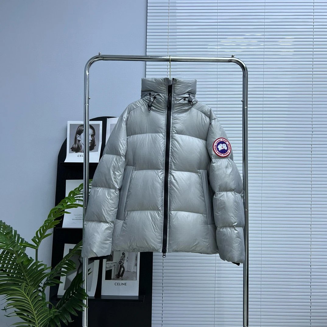 Canada Goose Down Jacket Top Version Black Label Short down Jacket Couple Jacket Men