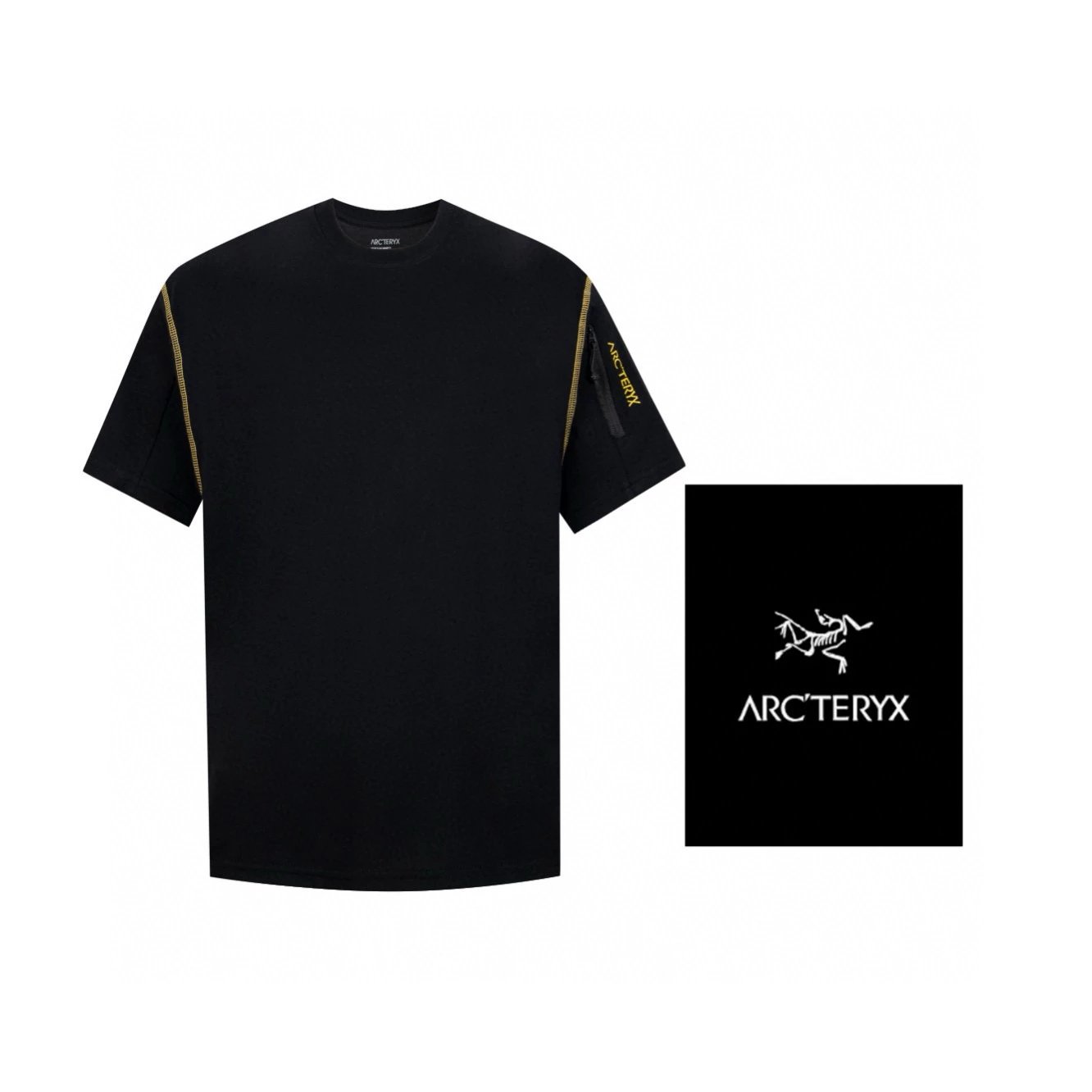 Arc'teryx T-shirt Top Version Color Matching Men's and Women's Casual Short Sleeve T Summer Fashion T-shirt