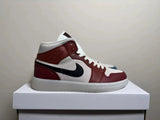 Air Jordan 1 Mid shoes New All-Match Trendy Men's Casual Sports Shoes Mid-Top