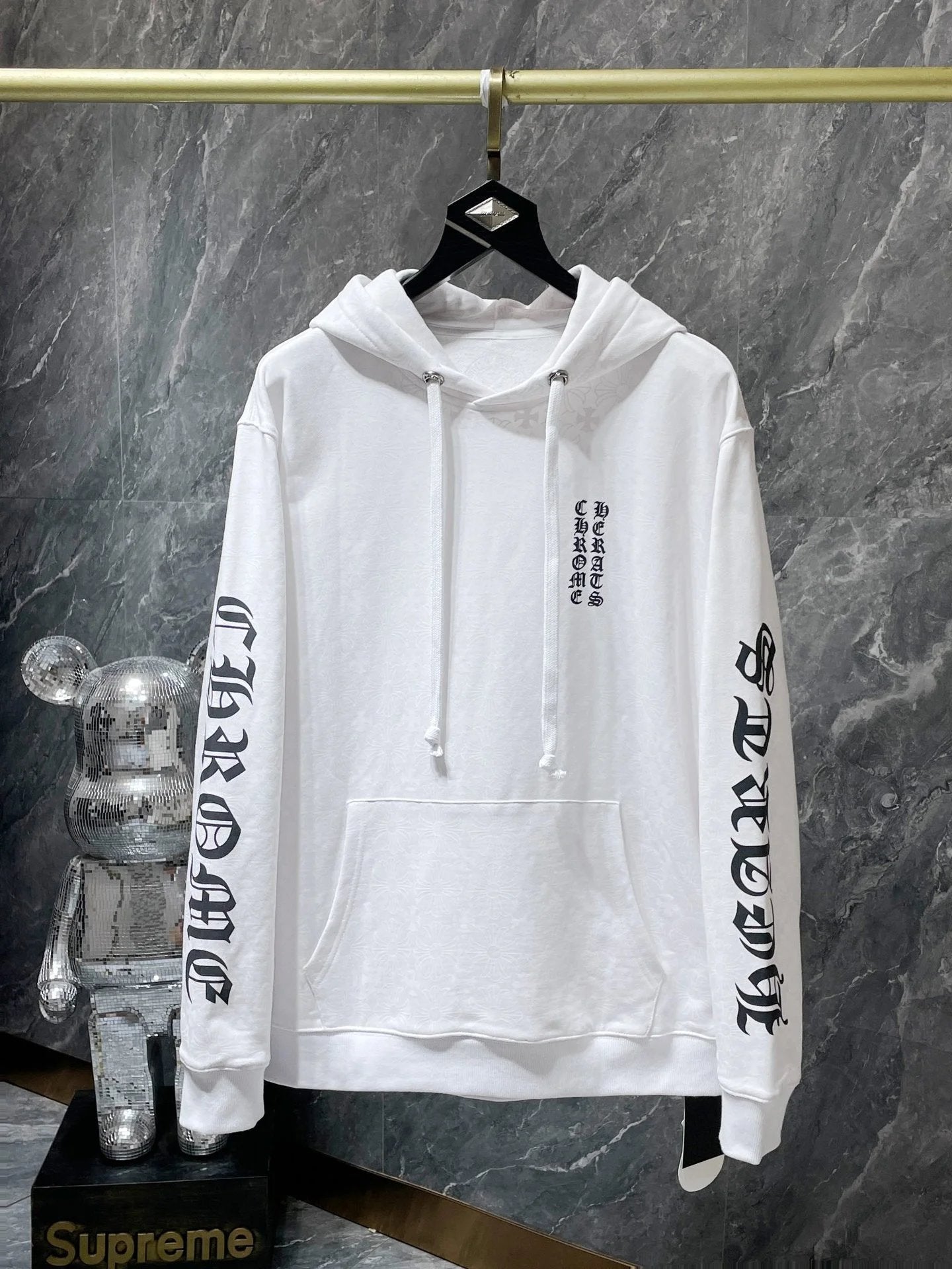 Chrome Hearts Hoodie Cross Hooded Sweater Loose Men's and Women's Zipper Hoodie