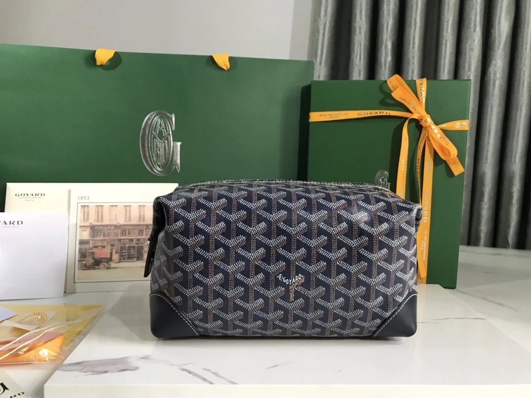 Goyard Bag Top version Premium Package Boeing Cosmetic Bag Storage Bag New Wash Bag Clutch Cosmetic Bag Women's Bag Men's Bag