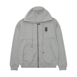 Burberry Hoodie Chest Logo Zip-Up Hoodie Sweatshirt Unisex Sports Casual OS Loose fit versatile style