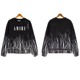 Amiri Hoodie High Street Fashionable Fashion Sweater-SX007