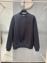 Dior Hoodie Embroidery logo Round Neck Sweatshirt Long Sleeve Base Shirt Jacket Top Fashion Unisex Sports Casual Loose Fit Versatile Autumn Winter New Arrival