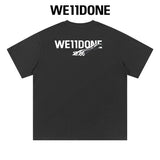 We11done T-shirt Top Spring and Summer New Large Letter Bullet Screen LOGO Simple Short Sleeve T T-shirt Loose Fashion Brand