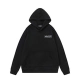 Amiri Hoodie 2024Autumn and Winter New Lace Embroidered Letter Pattern Hooded Sweater for Men and Women