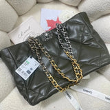 Chanel Women's Bag Top version 【Original Genuine Goods Leather】22k Autumn and Winter Advanced Ready-to-Wear Series shoppingbag19Horizontal Shopping Bag19bag Tote Bag tote Shopping Bag Mummy Bag Commuter Bag Women's Bag Original Goat Skin