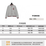 Celine Jackets Letter Baseball Uniform for Men and Women