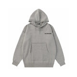Balenciaga Sweater Embroidery Logo Leather Patch Embroidery Craft Hoodie M Sweater Hoodie Jacket Top Unisex Sports Casual Loose Fit Versatile