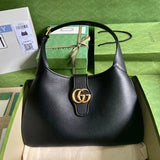 Gucci Women's Bag Top version 【Genuine Goods Original Leather】2022New Cosmogonie Series Underarm Bag New Aphrodite Underarm Bag Xiaohongshu Recommended New Underarm Bag Hobo Bag Shoulder Messenger Bag Portable Women's Bag Genuine Leather Bag726274