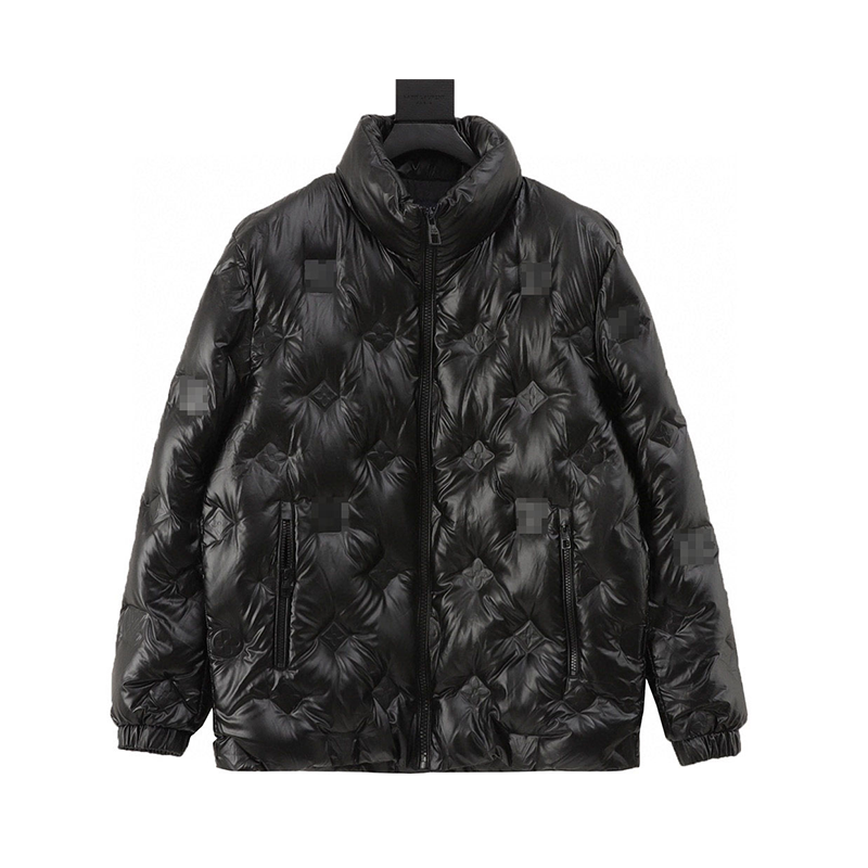 Louis Vuitton LV Down Jacket Glossy Embossed plus Size down Jacket Same Style for Men and Women