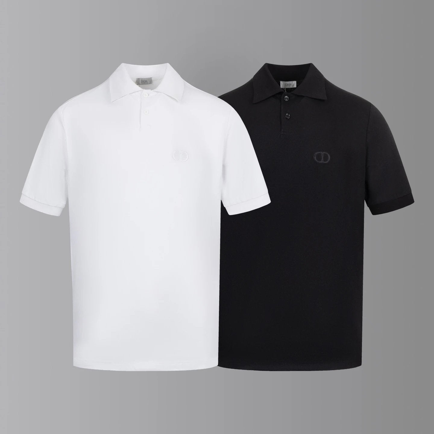 Dior T-shirt Chest Letters logo Embroidery POLO Shirt Lapel Short Sleeve25ss New Unisex Summer Loose Short Sleeve T Business Commuter Short Sleeve Shirt Plus Size T-Shirt