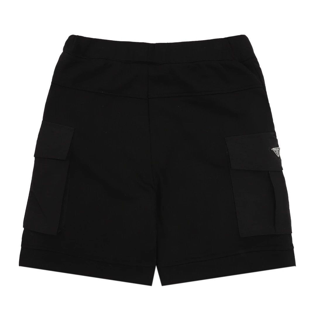 PRADA Shorts Pocket Triangle Logo logo Five-point Shorts25ss New Drawstring Casual5Two-Piece Casual Sweatpants Summer Pants Unisex Pure Cotton Sweatpants