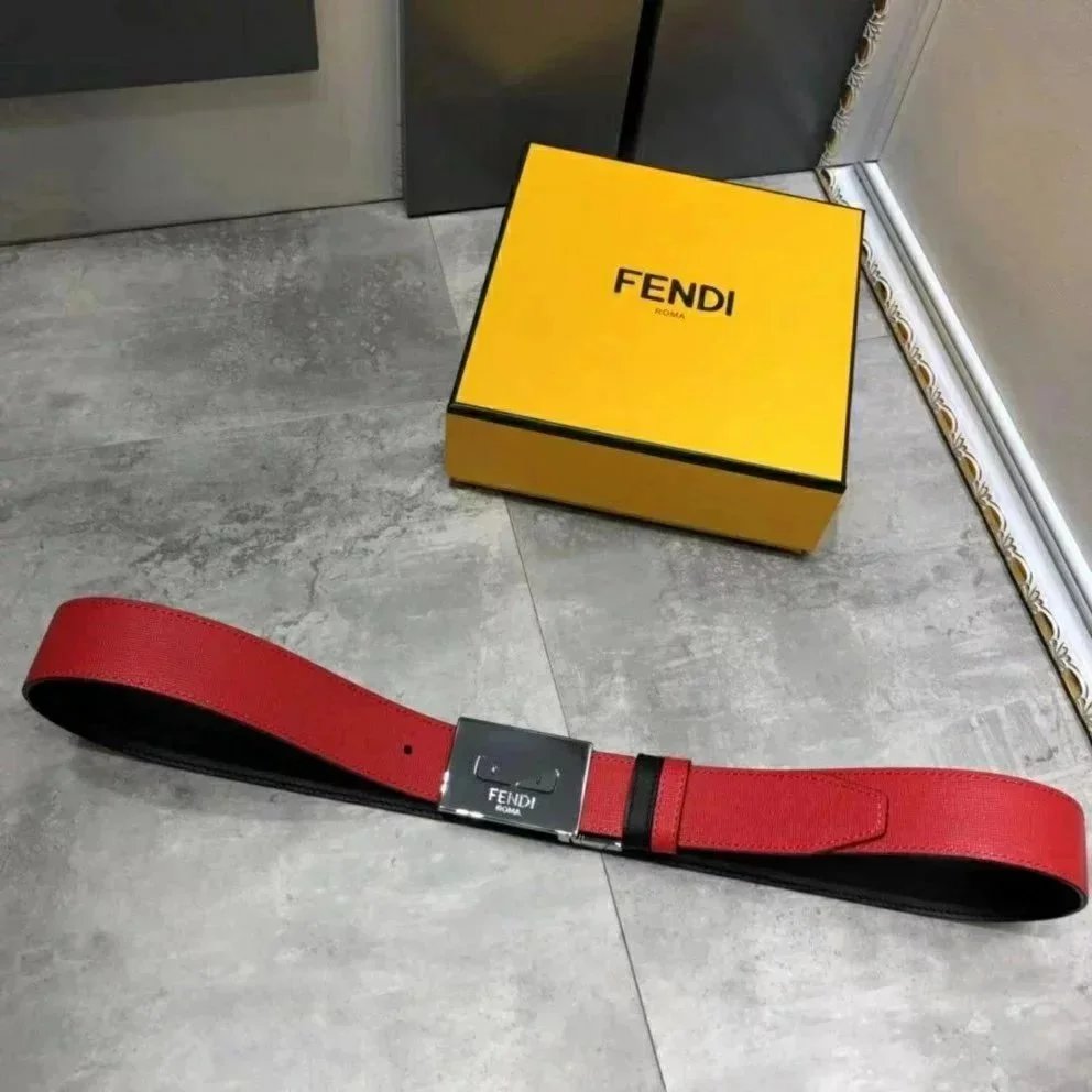 FENDI Belt Top version New Belt Men's Business Casual Men's and Women's Fashion All-Match Little Monster Belt