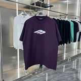 Balenciaga T-shirt Three-Dimensional Silicone M Round Neck Short Sleeve Pure Cotton Unisex T Shirt Bottoming Shirt OS Loose Fit T-Shirt