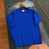 Burberry T-shirt Embroidery on the chest logo round Neck Short Sleeve25ss New pure cotton T Unisex T-Shirt OS Loose Fit Base Shirt Top Half Sleeve T-Shirt