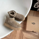 UGG Snow boots Shoes Fashion Classic Ankle Boots Combination Longfeng Fur