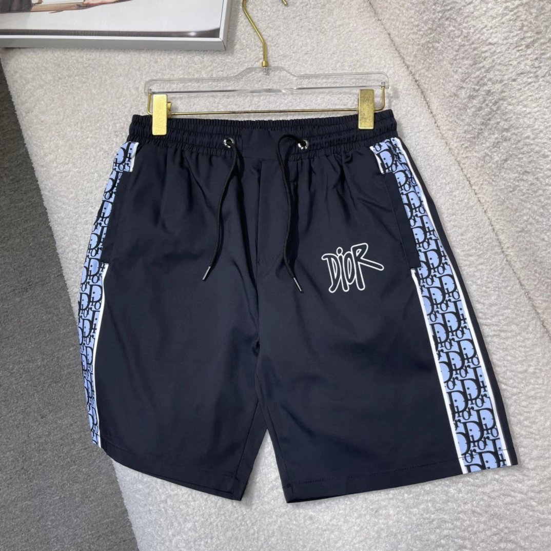Dior shorts Double-sided Letter Print logo Beach Shorts25ss New Five-Point Pants os Loose Quick-Dry Unisex Casual Trendy Brand Big Shorts5Pants