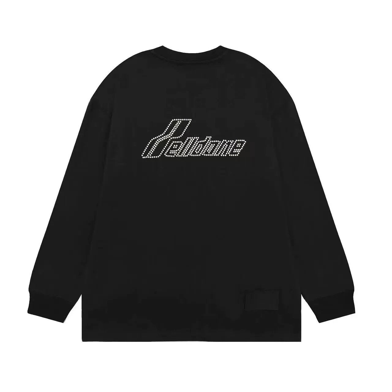 We11done Hoodie Top Version Zhao Lusi Yang Mi Long Sleeve T T-shirt Color Graffiti Letters Gradient Spring and Autumn