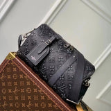 Louis Vuitton LV Men's Bag Top version 【New Arrivals】M21448Black Pillow Bag Series CityKeepall Handbag Pillow Bag Men's Bag Shoulder Messenger Bag Men's Bag