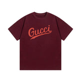 Gucci T-shirt Double G Letter Printing logo round Neck Short Sleeve25ss New pure cotton T Unisex T-Shirt OS Loose Fit Base Shirt Top Half Sleeve T-Shirt