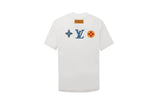 Louis Vuitton LV T-shirt Back Letter Four-Leaf Flower Print logo round Neck Short Sleeve25ss New Pure Cotton Unisex Style T T-shirt OS Loose Fit Base Shirt Top Half Sleeve T-Shirt
