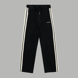 Celine Sweatpants Embroidered Ribbon Straight Sweatpants Sports Pants Autumn Unisex Long Pants Drawstring Winter Loose Plus Size Casual Pants High Waist