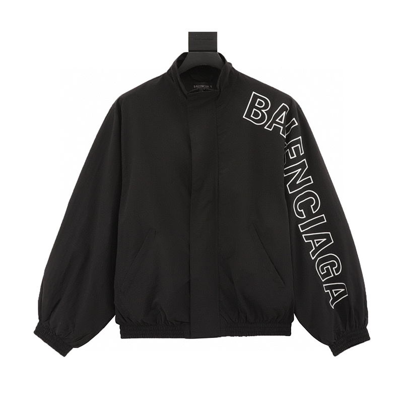 Balenciaga Jackets Hollow-out Letter Embroidery Sports Suit Jacket Same Style for Men and Women