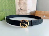 Gucci Belt Top version New Original Single Men's Belt Leather Belt Double g Belt Men's Fashion Casual Original Leather Gujia Belt GG Home Pant Belt Male Gucci Gucci Men's Belt Ferragamo