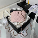 Chanel Women's Bag Top version 【Original Leather Super Quality】C Home New24s Shell Bag Caviar Cowhide Grain Little Shell Bag Chain Bag Crossbody Bag2024New Small Waste Bag Small Shell Original Sheepskin Fashion Women's Bag AP4000