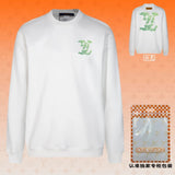 Louis Vuitton LV Hoodie Clouds logo Runway Style Crewneck Sweatshirt Long Sleeve Base Shirt Jacket Top Fashion Unisex Sports Casual OS Loose Fit Versatile New Autumn Winter Collection