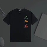 Dior T-shirt Chest Letter Pattern Print logo round Neck Short Sleeve25ss New Pure Cotton Unisex Style T Casual T-Shirt Base Layer Shirt OS Loose Fit Half Sleeve Top Plus Size