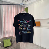 Arc'teryx T-shirt Dinosaur Pattern Print on the Chest logo round Neck Short Sleeve25ss New pure cotton T Unisex T-Shirt OS Loose Fit Base Shirt Top Half Sleeve T-Shirt
