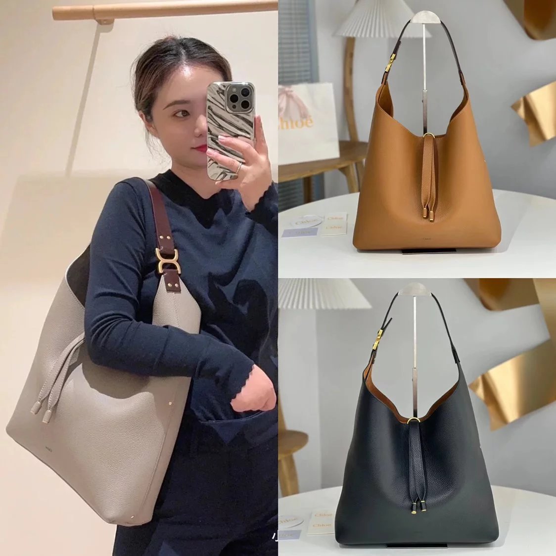 Chloe Bag Top version 【Maximum Version】MarcieHobobag New Women's Bag hobo Bag hobo Underarm Bag Shoulder Bag Backpack Tote Bag