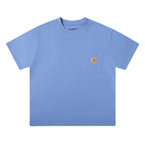 Carhartt T-Shirt Top Version Short Sleeve T T-shirt Men's and Women's Same Spring and Summer Classic Couple Fashion Pocket