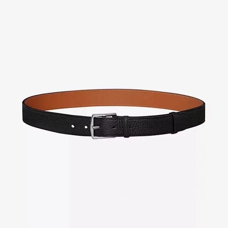 Hermes Belt Top version Belt Counter Synchronization Togo Leather3.5Men's Leather Belt First Layer Cowhide Pants Belt