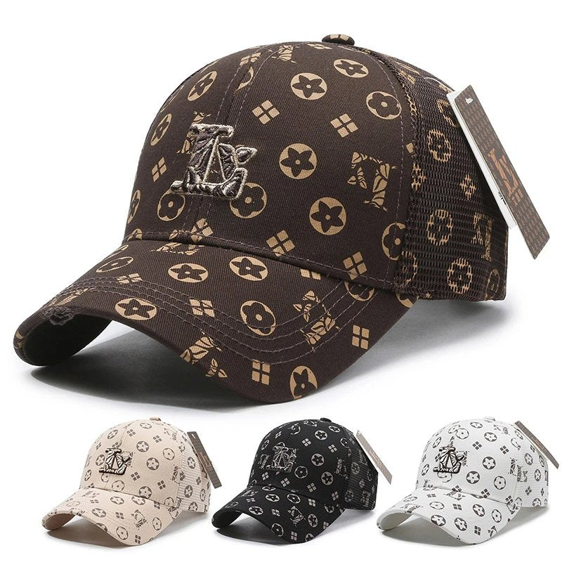 Louis Vuitton LV Hat 2024New Baseball Cap Men's and Women's Face-Showing Little Wild Hat Summer Sports Sun Protection Hat Fashion Street Peaked Cap