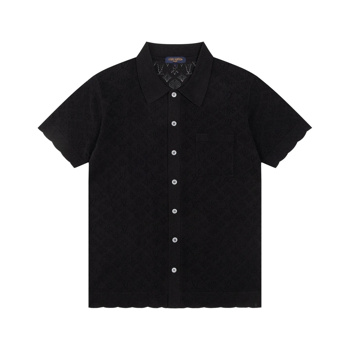 Louis Vuitton LV T-shirt Full-body Old Flower Letter Checkerboard Pattern logo Knitting POLO Shirt Lapel Short Sleeve25ss New Unisex Summer Loose Short Sleeve T Business Commuter Short Sleeve Shirt Plus Size T-Shirt