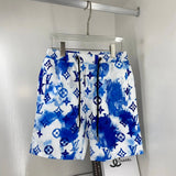 Louis Vuitton LV Shorts Full Print Rendering logo Beach Shorts25ss New Five-Point Pants os Loose Quick-Dry Unisex Casual Trendy Brand Big Shorts5Pants