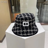 Chanel Hat New Wide Brim High-Grade Wind Bucket Hat，Sun-Proof and Super Easy to Match，Appearance of Street Orders